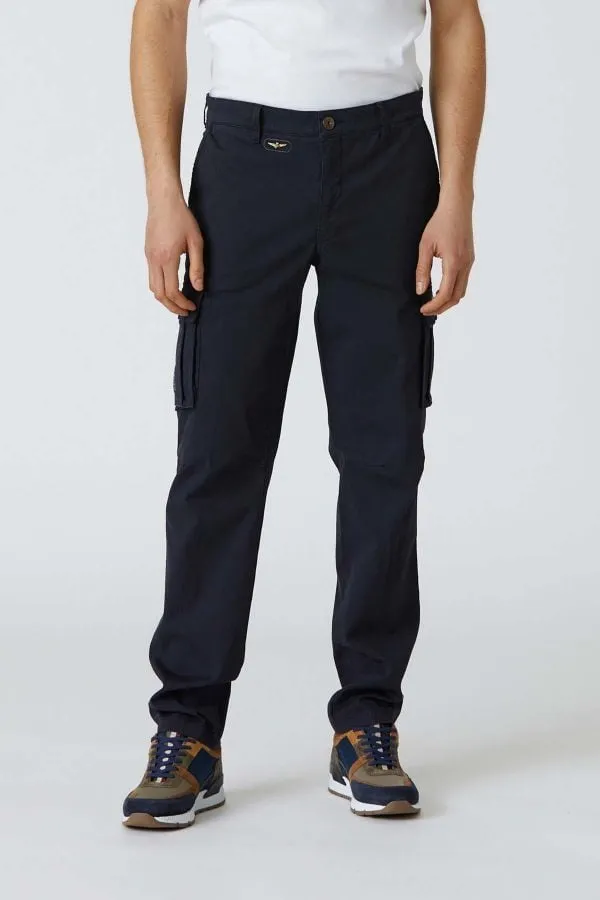 Pantalon Hombre Aeronautica Militare 231Pa1329Ct2443 08312 Blue Black