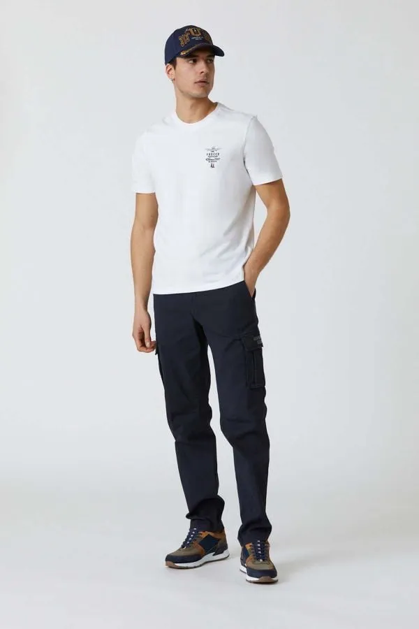 Pantalon Hombre Aeronautica Militare 231Pa1329Ct2443 08312 Blue Black