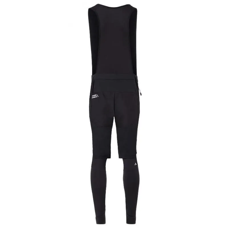 Pantalones ciclismo hombre Vaude Mallas con tirantes Kuro Warm Hybrid (negro)