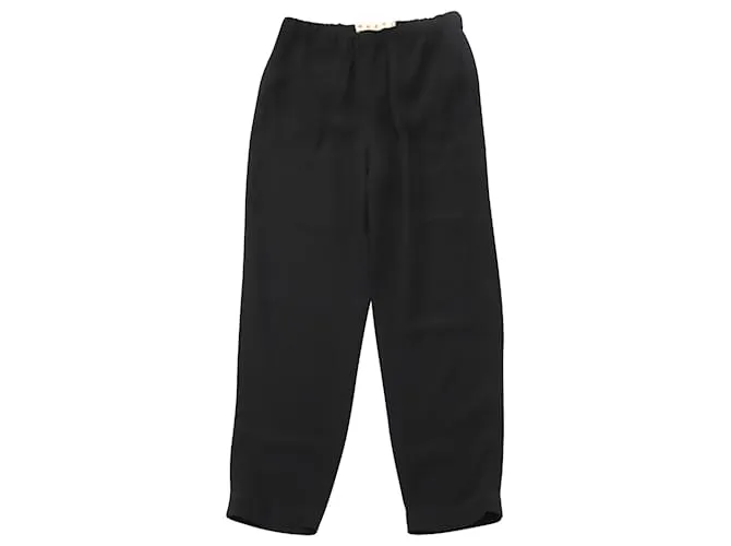 Pantalones Cortos Marni en Viscosa Negra Negro 