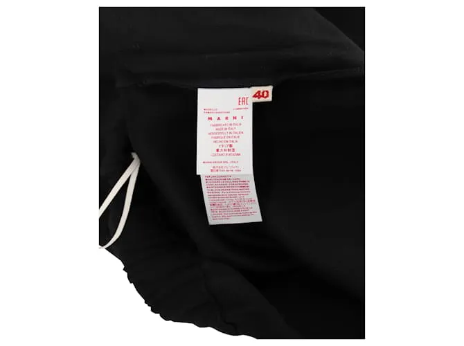 Pantalones Cortos Marni en Viscosa Negra Negro 