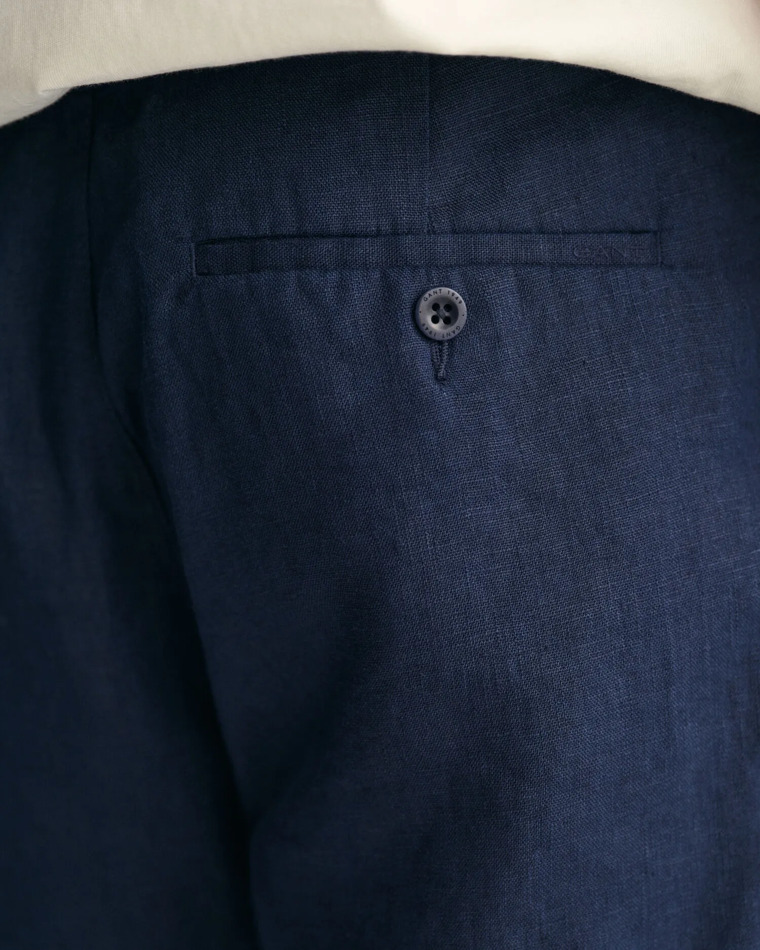 Pantalones cortos Relaxed Fit de lino con cordón ajustable