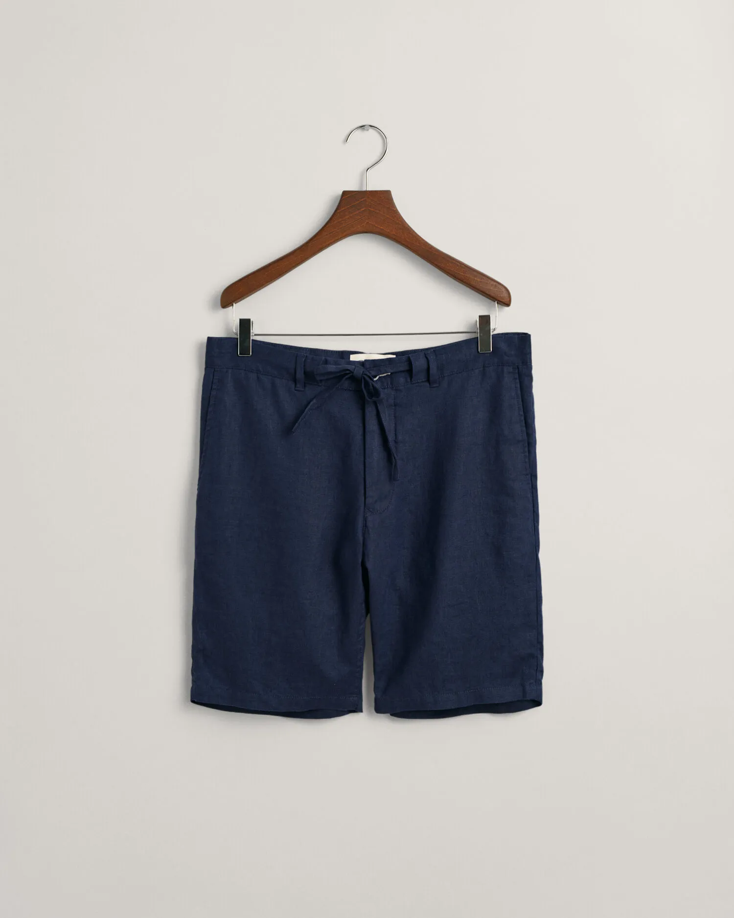 Pantalones cortos Relaxed Fit de lino con cordón ajustable