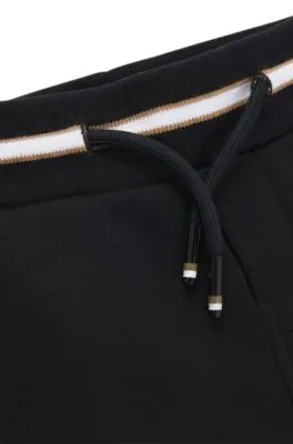 Pantalones de chándal para niños en algodón con logo estampado