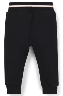 Pantalones de chándal para niños en algodón con logo estampado