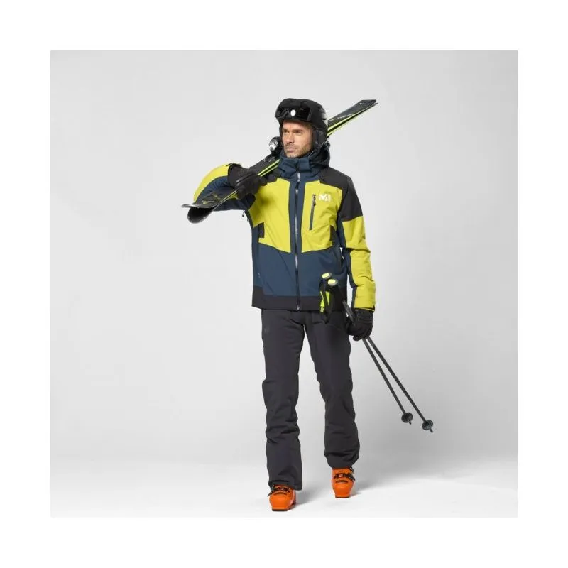 Pantalones impermeables Millet Snowbasin Pt para hombre (NEGRO)