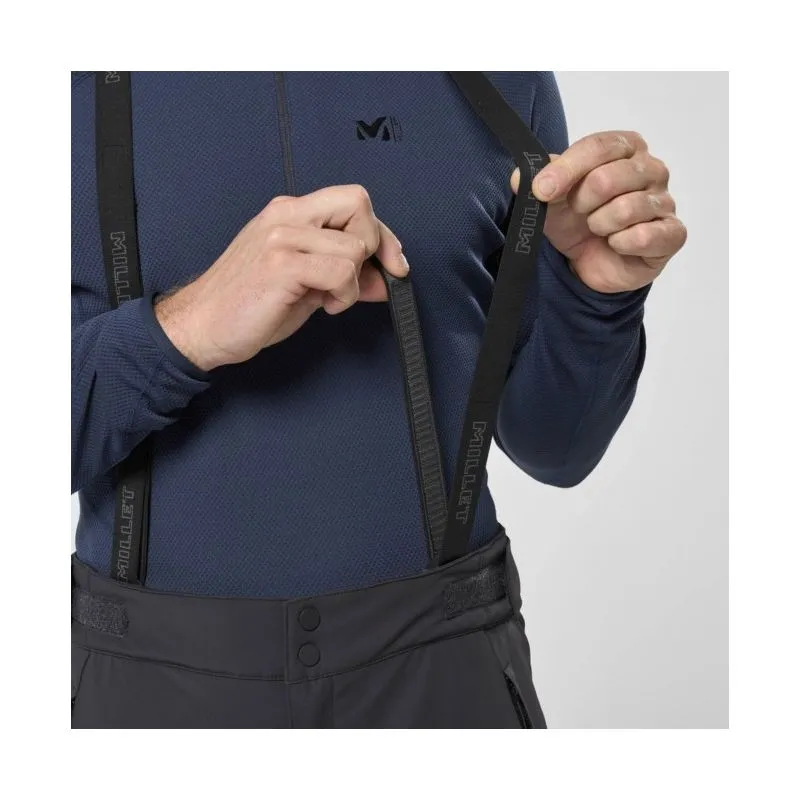 Pantalones impermeables Millet Snowbasin Pt para hombre (NEGRO)