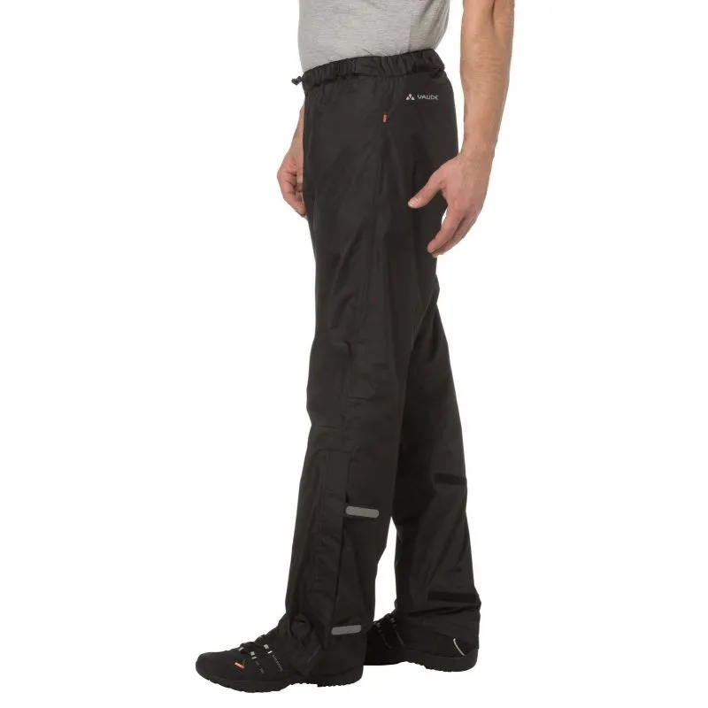 Pantalones impermeables Vaude Fluid Pants II para hombre (negro)