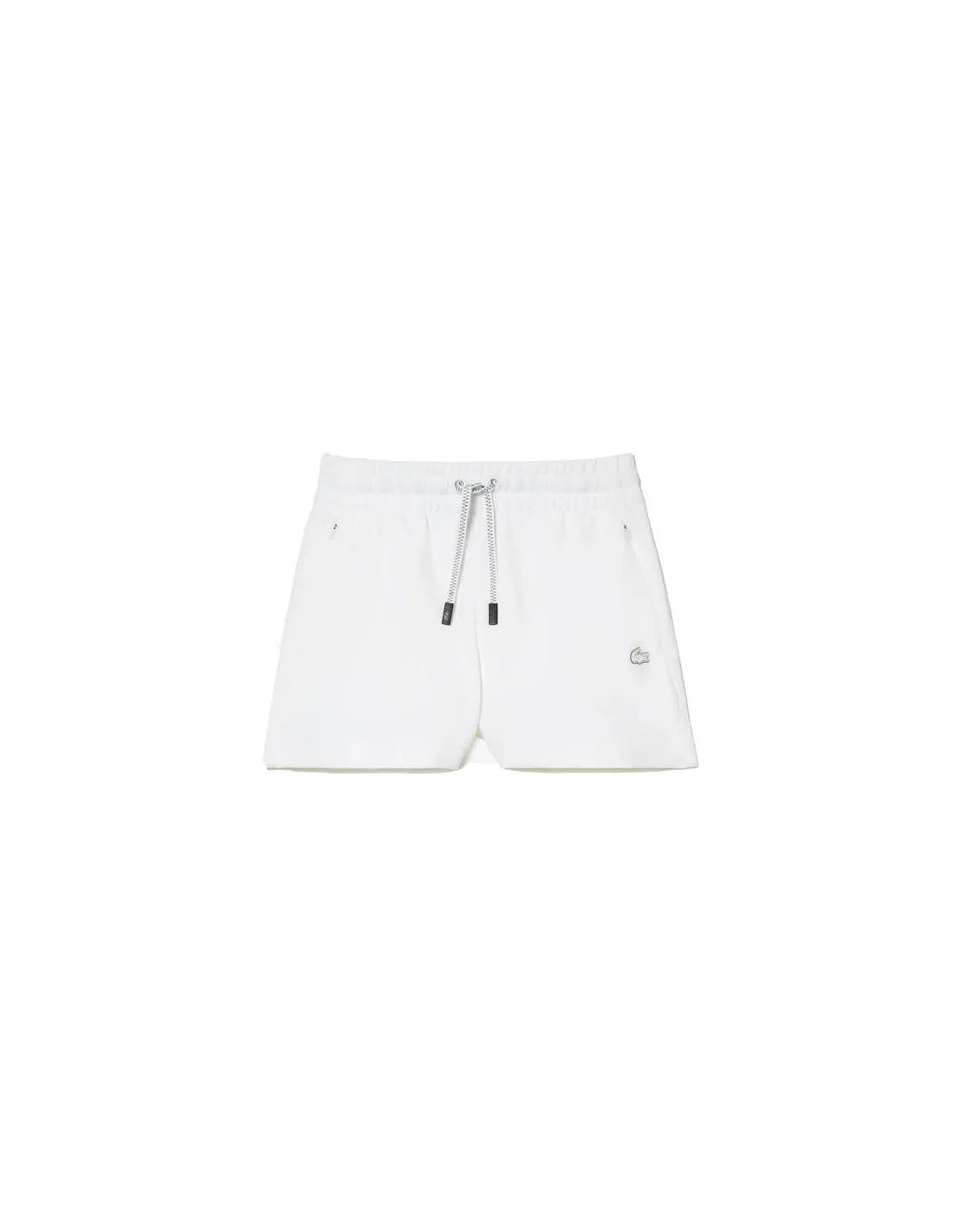 PANTALONES LACOSTE TWOPLY COTTON BLANCO MUJER