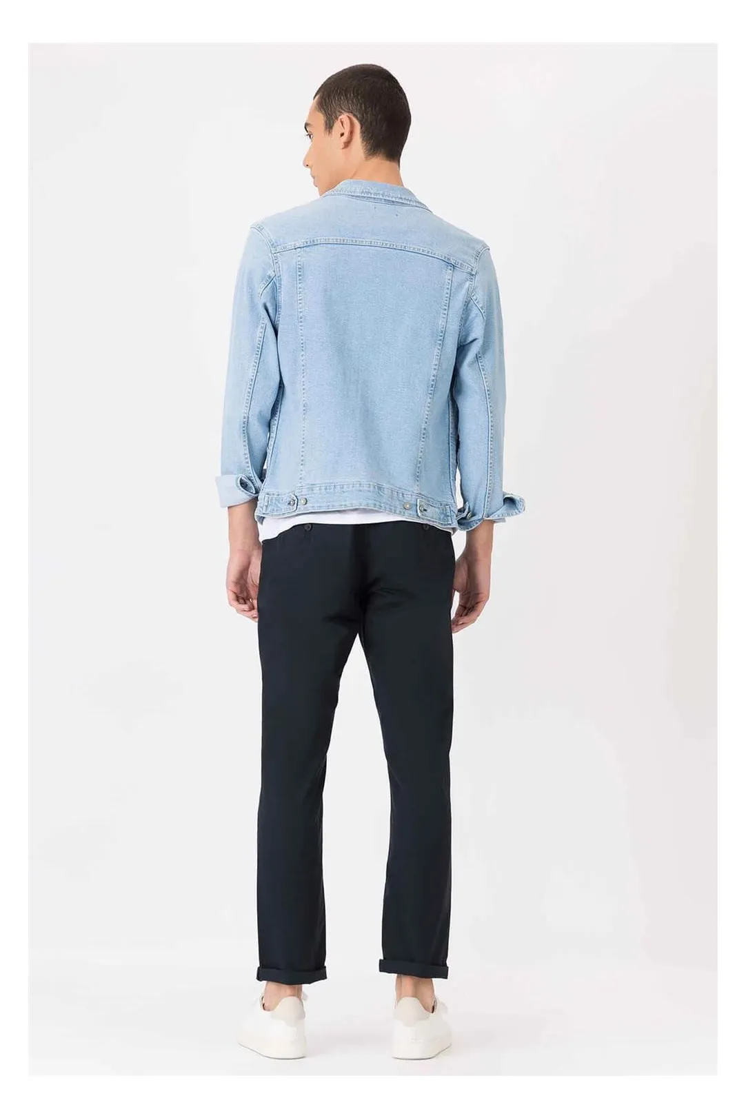 PANTALÓN CHINO HOMBRE H37 AZUL MARINO