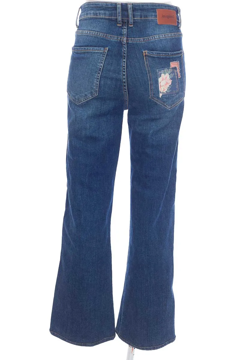 PANTALóN COLOR AZUL  DESIGUAL