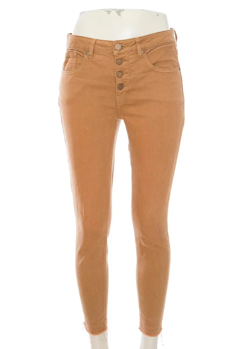 PANTALóN COLOR CAFé  NAF NAF