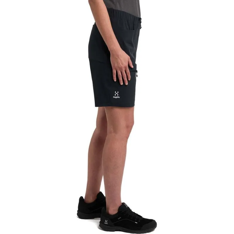 Pantalón Corto HAGLOFS ROC Lite Standard, Mujer (Negro Verdadero)
