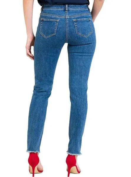 pantalón vaquero naf naf corazones bordados mujer
