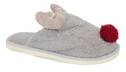 Pantuflas Importadas Corderito Comodas Mujer Serafinne Reno 