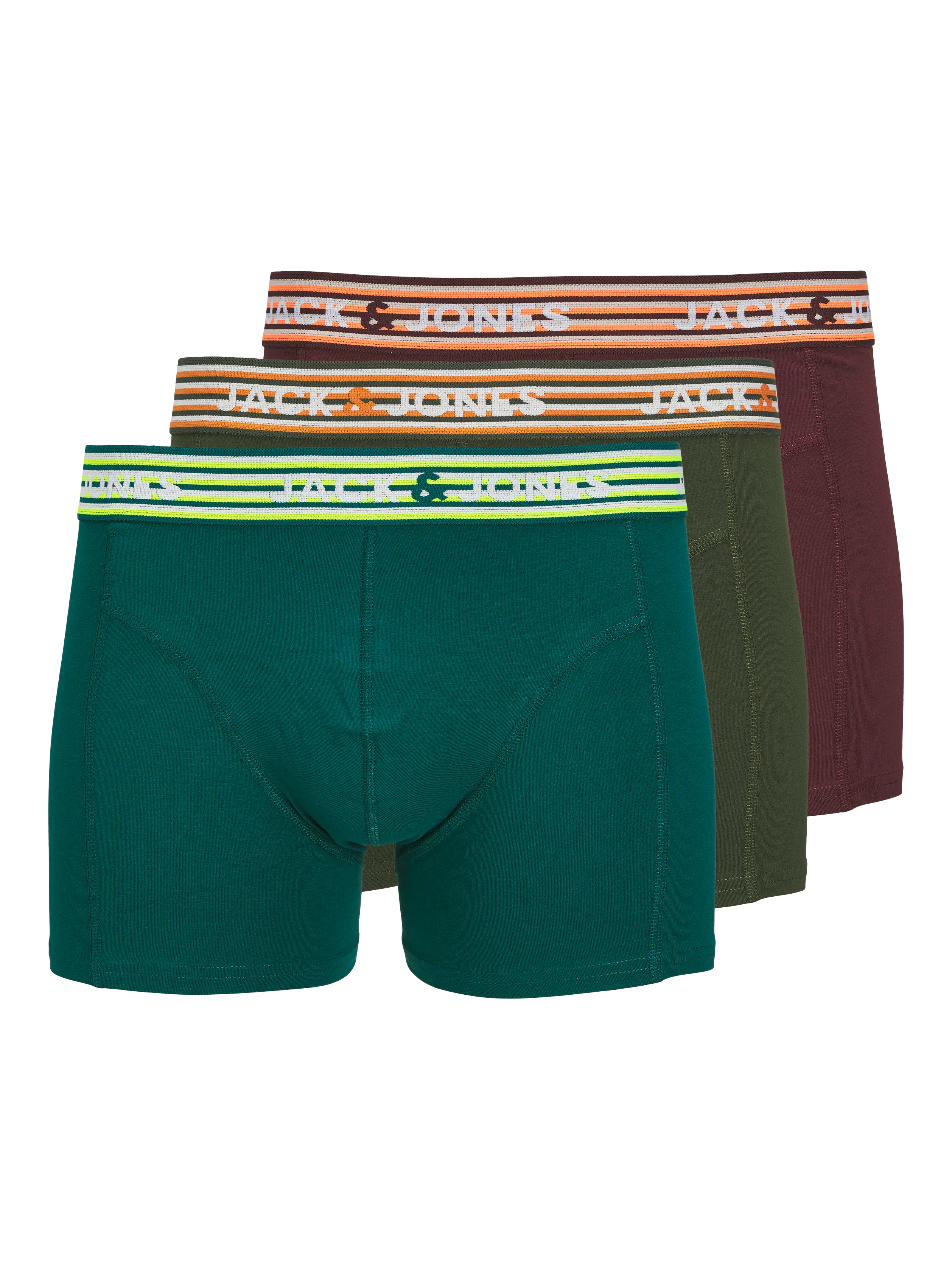 Paquete de 3 Boxers | Verde oscuro | Jack & Jones®
