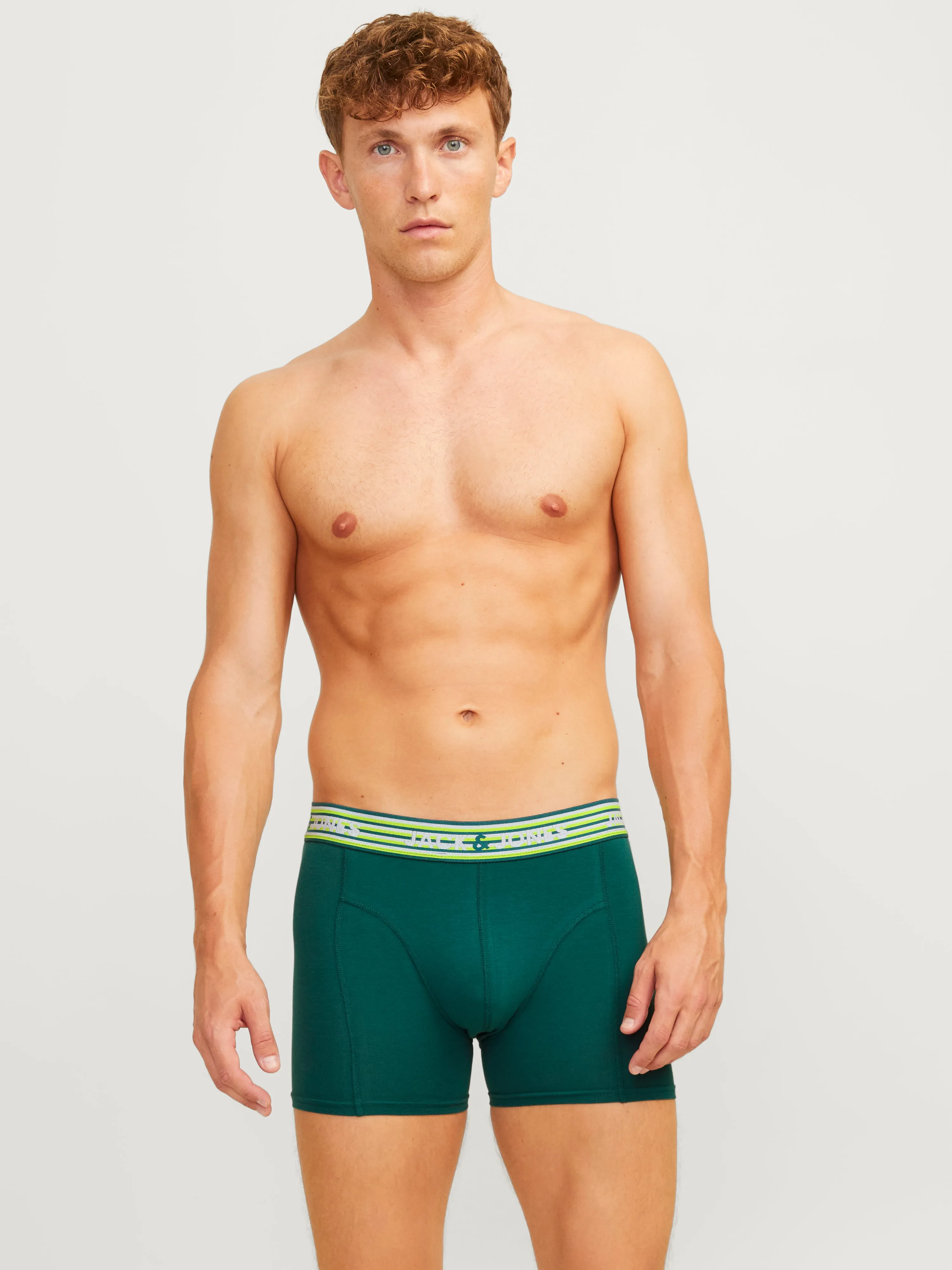 Paquete de 3 Boxers | Verde oscuro | Jack & Jones®