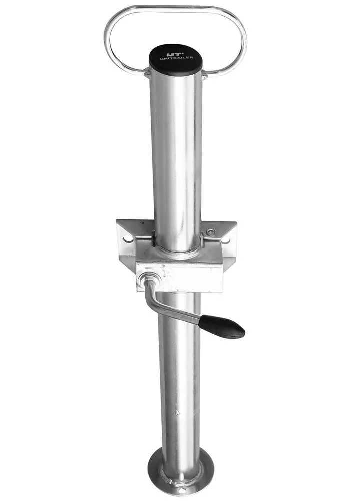 PIE APOYO FIJO CON ABRAZADERA UNITRAILER 60 CM  FI 48 MM