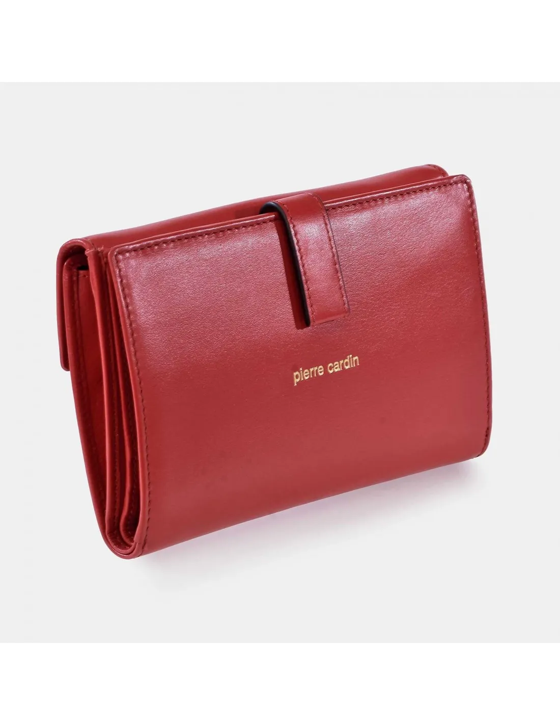 PIERRE CARDIN monedero billetero grande para mujer piel suave