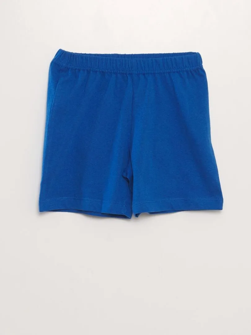 PIJAMA CORTO 'SONIC'   2 PIEZAS  GRIS