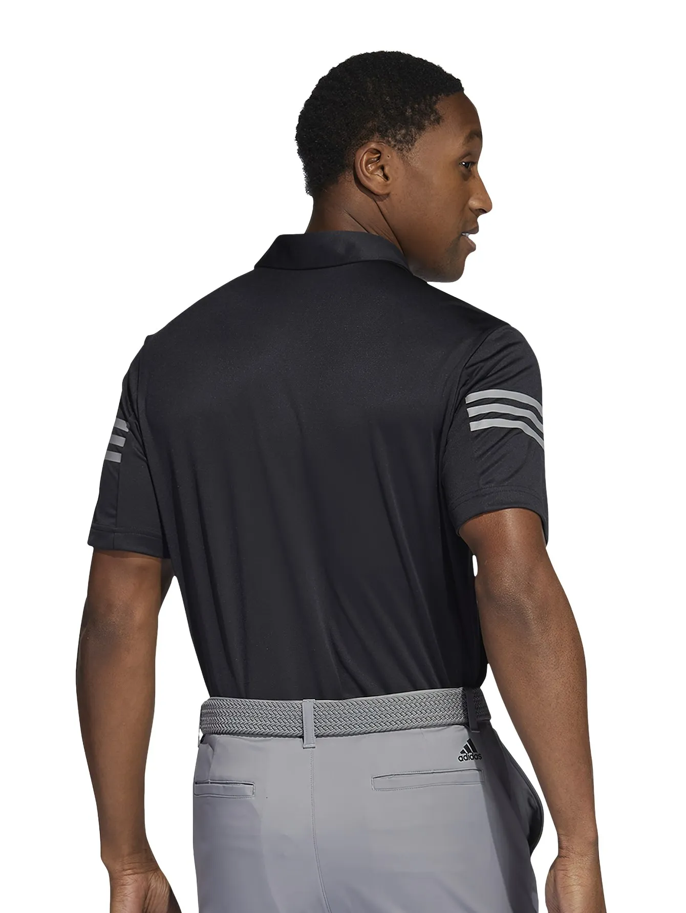 Playera Adidas Polo Negro Para Hombre