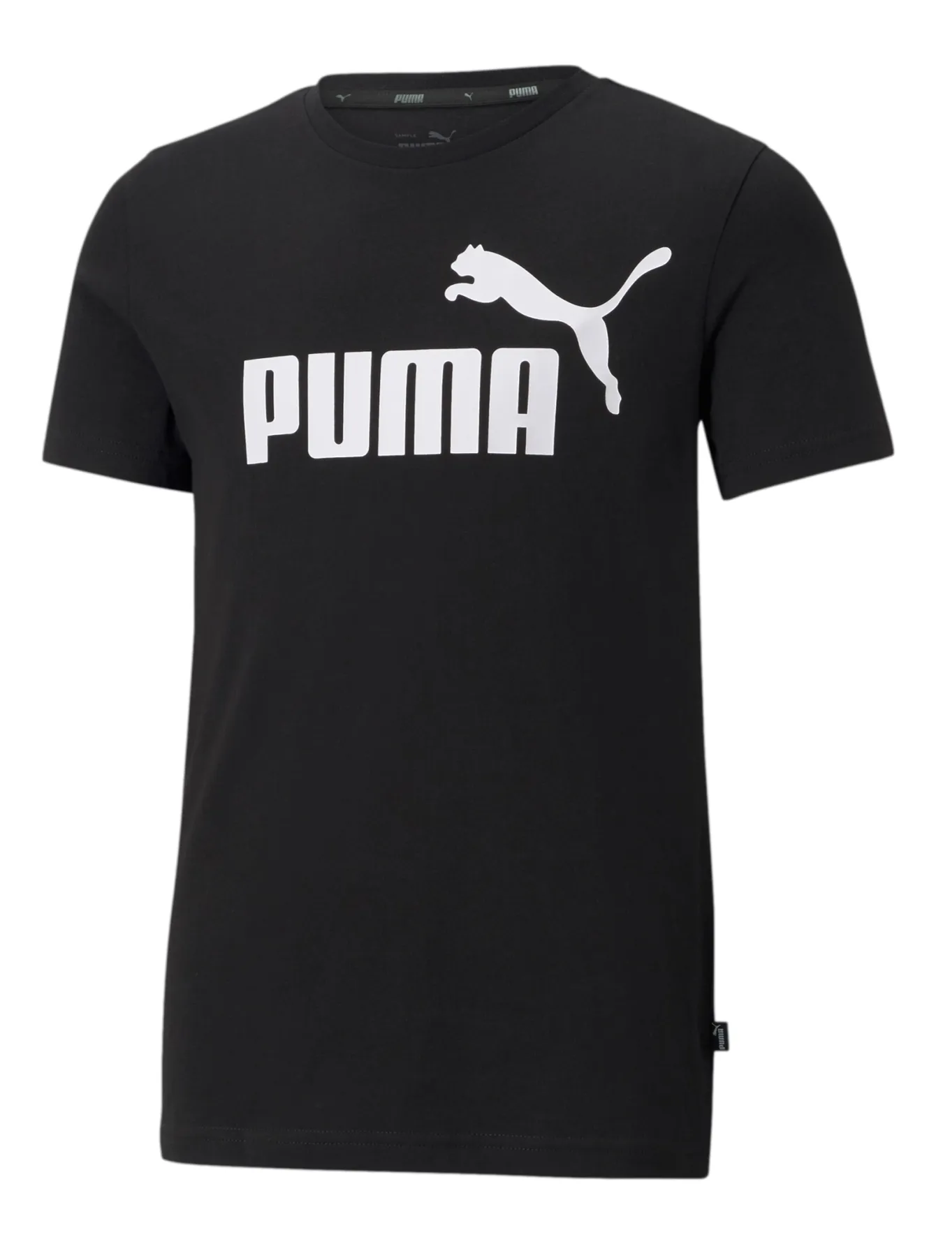 Playera Puma 586960 01  Negro Para Niño