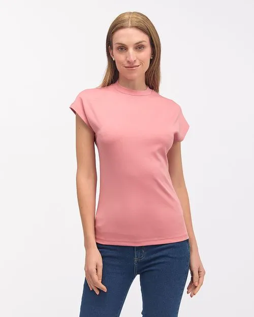 Polo Mujer Camille Rosa Dusty