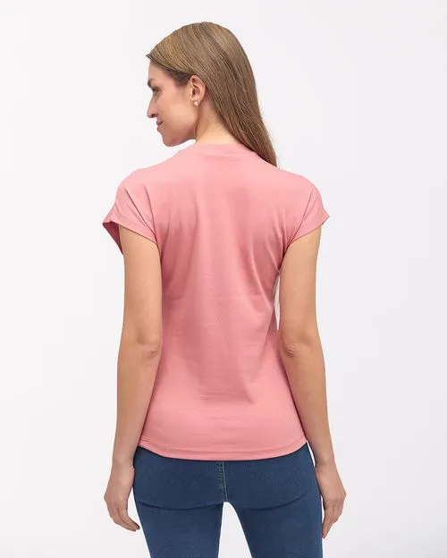 Polo Mujer Camille Rosa Dusty