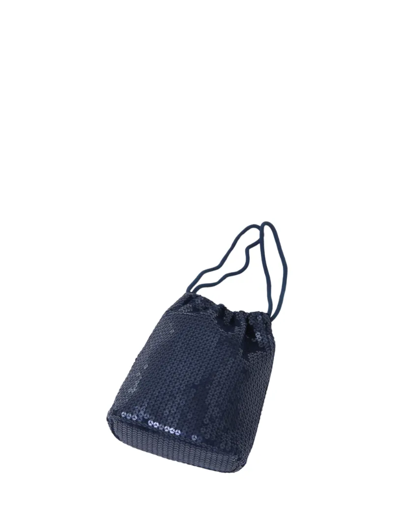 Pouch Closter beads sheeny navy