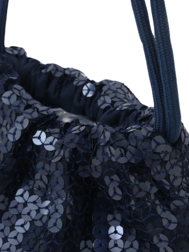 Pouch Closter beads sheeny navy