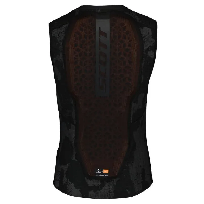 Protector de espalda para niños Scott Chaleco SCO Protector Jr AirFlex (camuflaje negro)