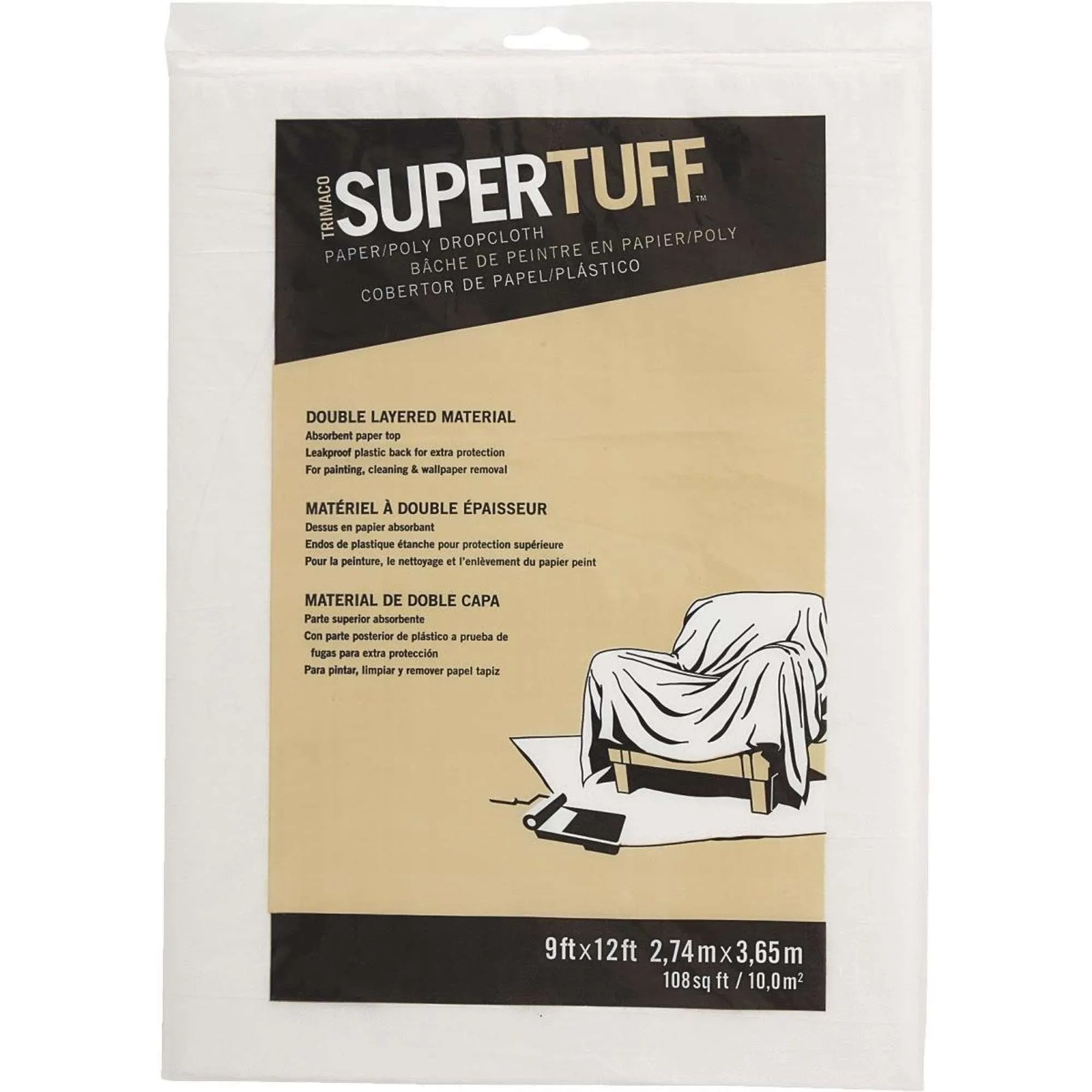 Protector Doble De Papel Plastico De 9' x 12'