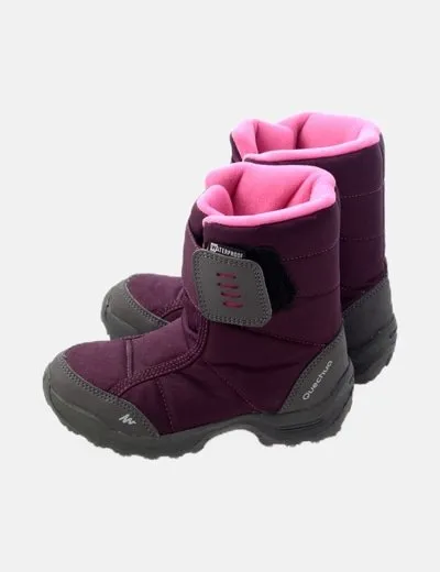 Quechua Botín morado waterproof
