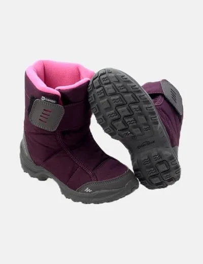 Quechua Botín morado waterproof