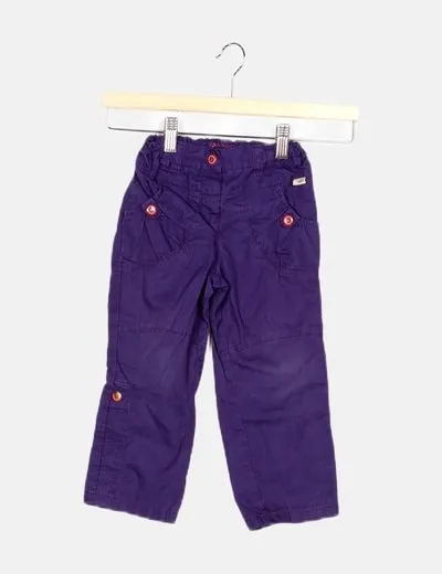 Quechua Pantalón morado técnico