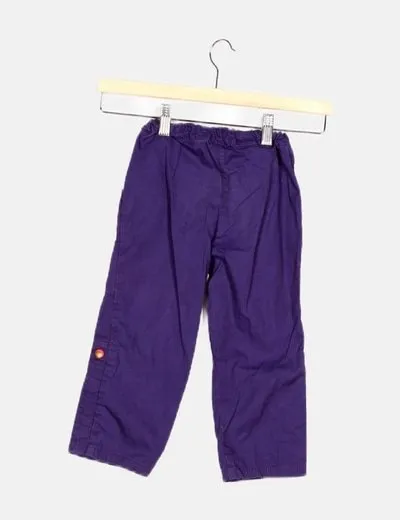 Quechua Pantalón morado técnico