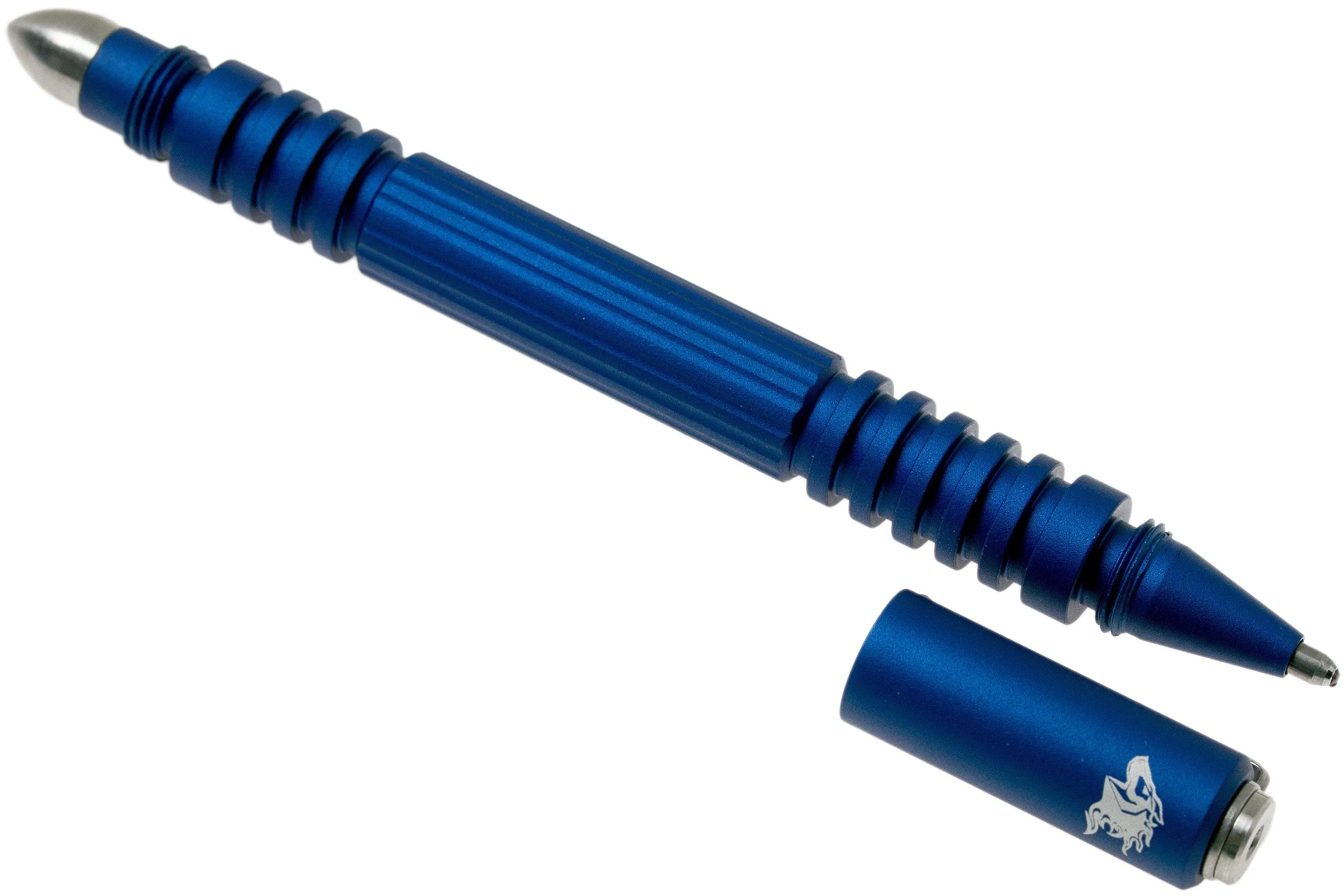 Rick Hinderer Investigator bolígrafo aluminio Matte Blue, bolígrafo táctico