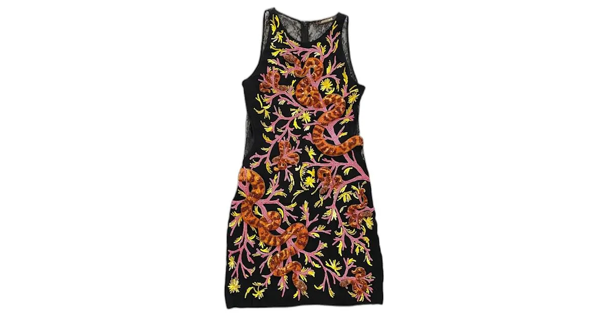 Roberto Cavalli Vestidos Multicolor 