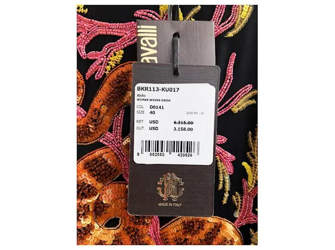 Roberto Cavalli Vestidos Multicolor 