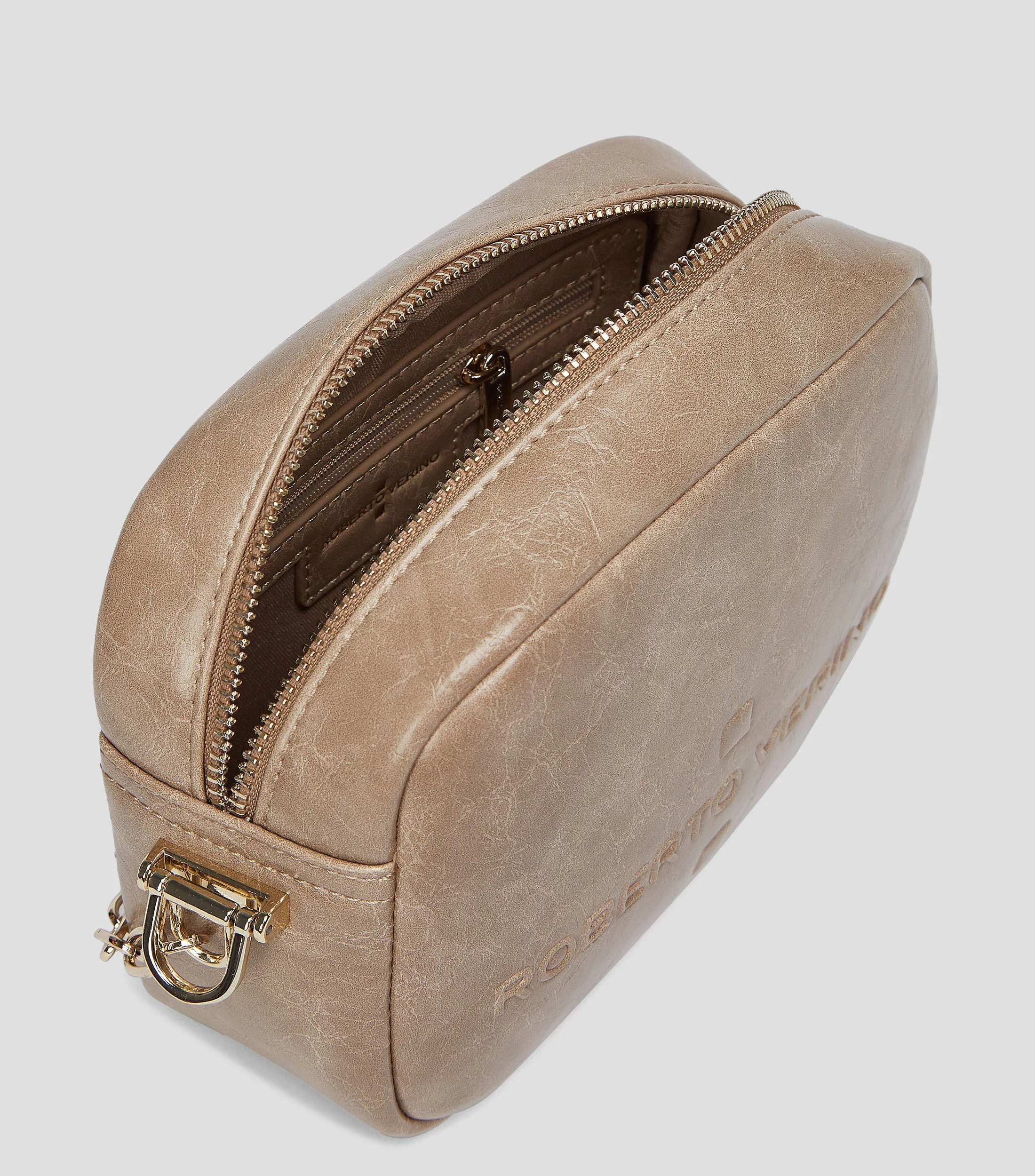 Roberto Verino Bolso Crossbody craquelado Mujer