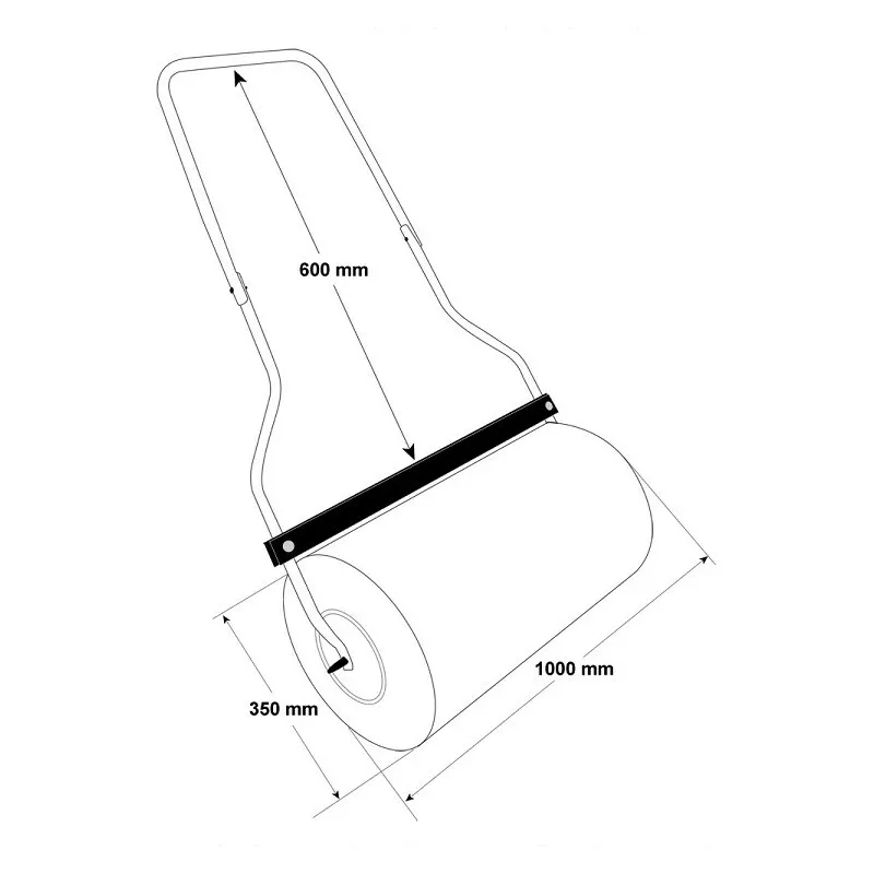 Rodillo para césped 35x100cm