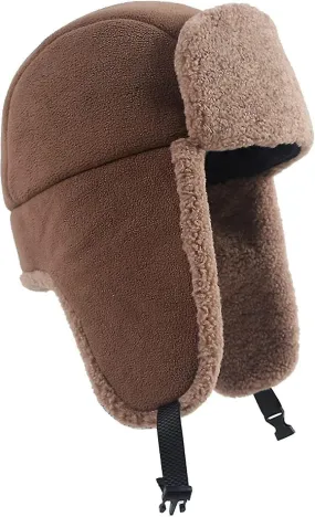 Russian Hat Ushanka Russian Hat Men Women Unisex Warm Winter Bomber Hats Polar Earflap Trapper Soviet Hat