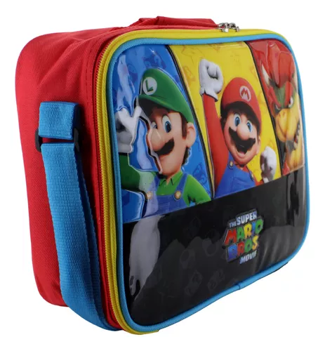Ruz Lonchera Escolar Moda Diseño Super Mario Bros Niño 90702