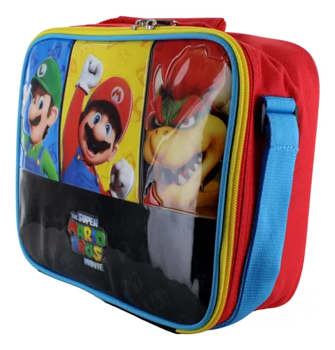 Ruz Lonchera Escolar Moda Diseño Super Mario Bros Niño 90702