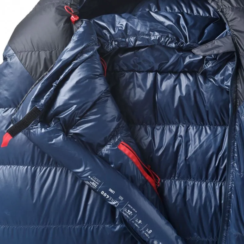 Saco de dormir Pajak CORE 400 (azul) regular