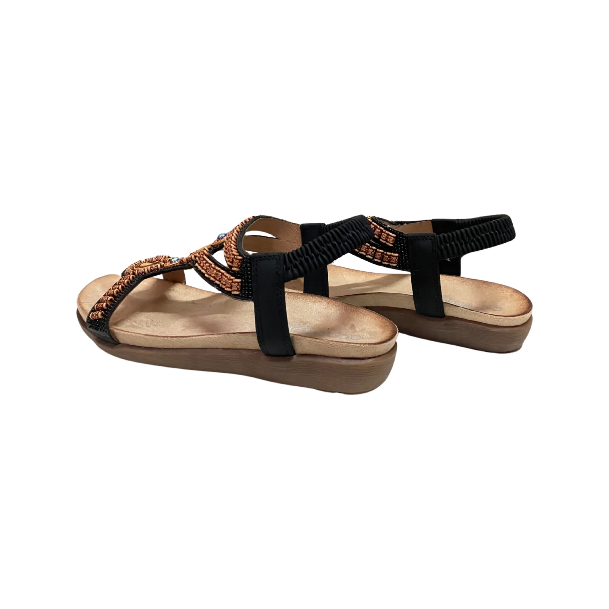 SANDALIA MUJER AMARPIES 21381 NEGRO