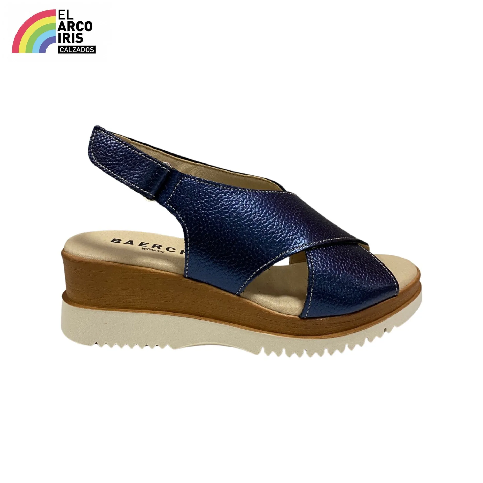 SANDALIA MUJER BAERCHI 40001S MARINO