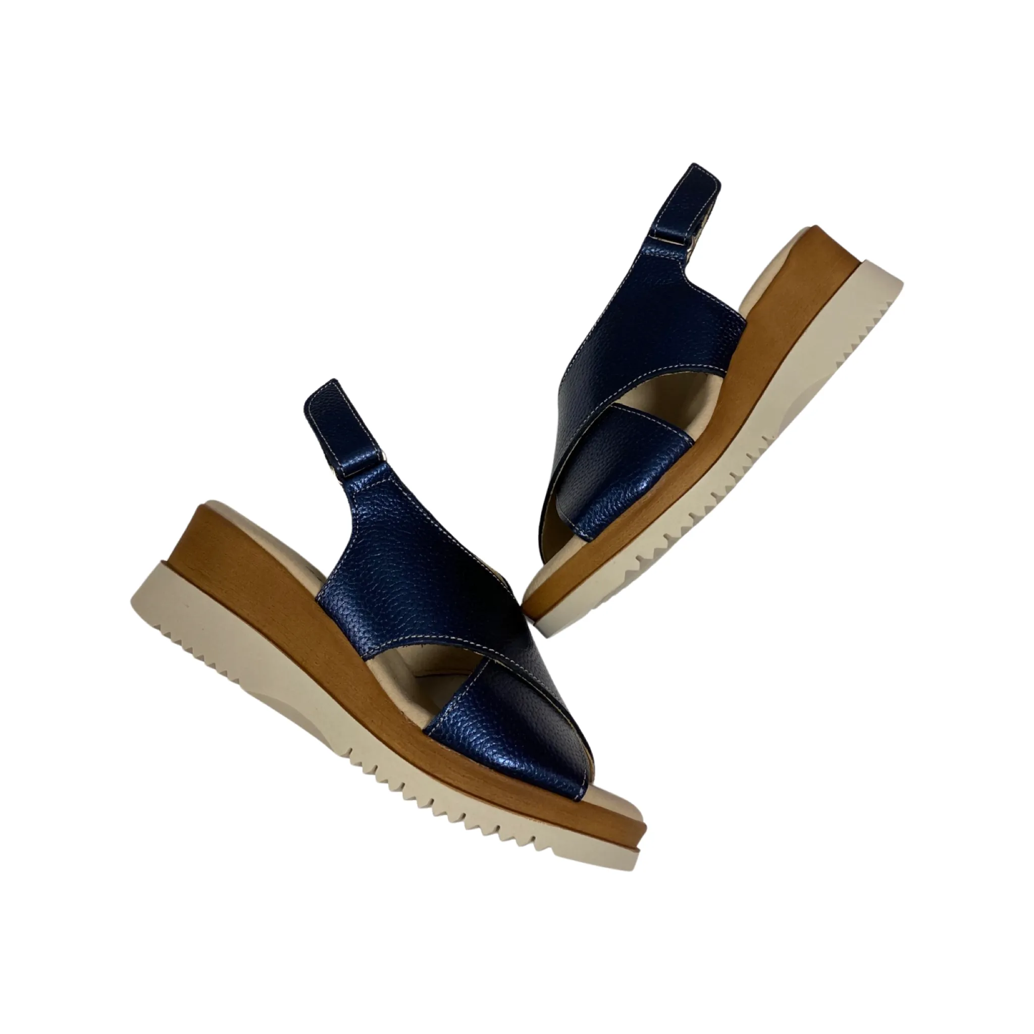 SANDALIA MUJER BAERCHI 40001S MARINO