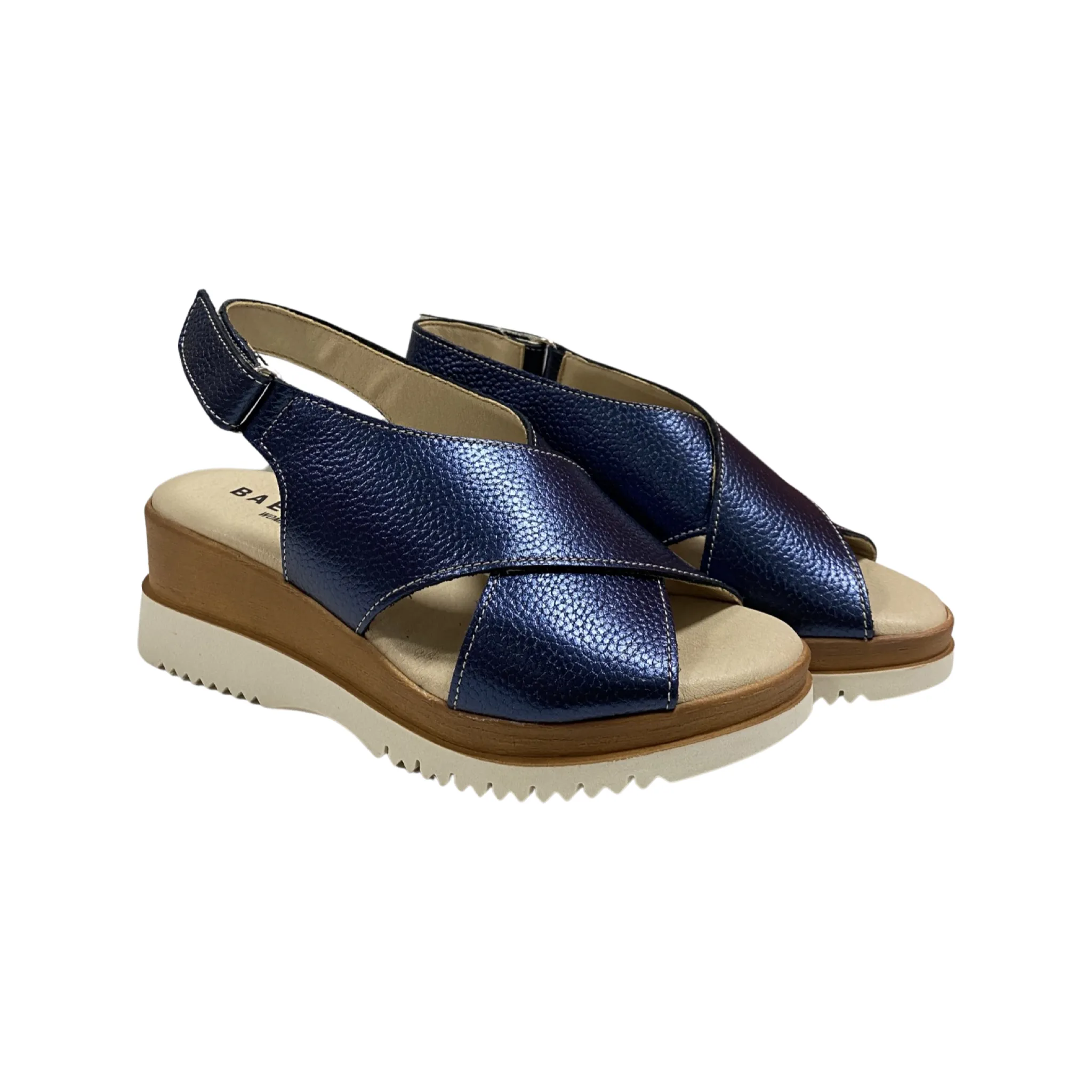 SANDALIA MUJER BAERCHI 40001S MARINO