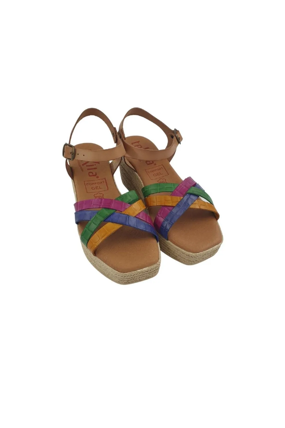 Sandalia mujer Cuna tekila multicolor 7246